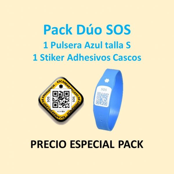 Promo silincode precio especial qr pulsra + stiker sos emergencia para salir protegido