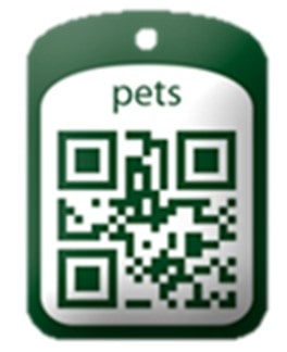 Placa Pets Mascota codigo Qr grabado protegido