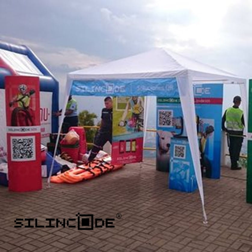 Silincode participa eventos deportivos Qr SOS emergencia