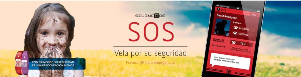 Pulsera Qr SOS emergencia evita que se pierdan los niños con tus datos de contacto